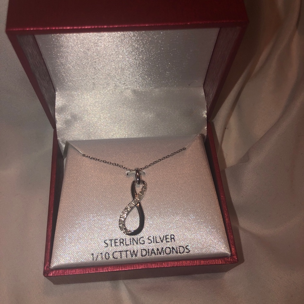 Sterling Silver Infinity Necklace